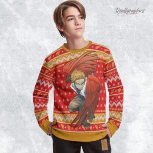 keigo takami ugly sweater my hero academia custom hawks sweatshirt christmas gift 1 v4nka0
