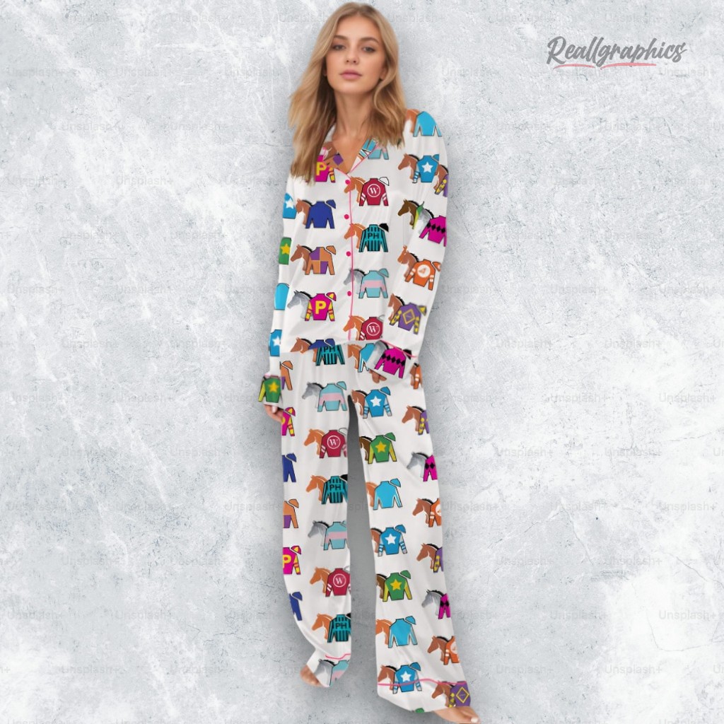 kentucky-derby-contenders-colorful-jockey-horse-racing-satin-pajama-set-3_vzrddp kentucky derby contenders colorful jockey horse racing satin pajama set 3 vzrddp
