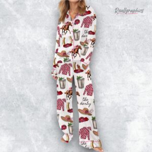 kentucky derby party satin pajama set 1 wiytn5