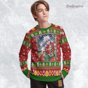 killua zoldyck sweatshirt custom hunter x hunter ugly sweater 1 agmkyo