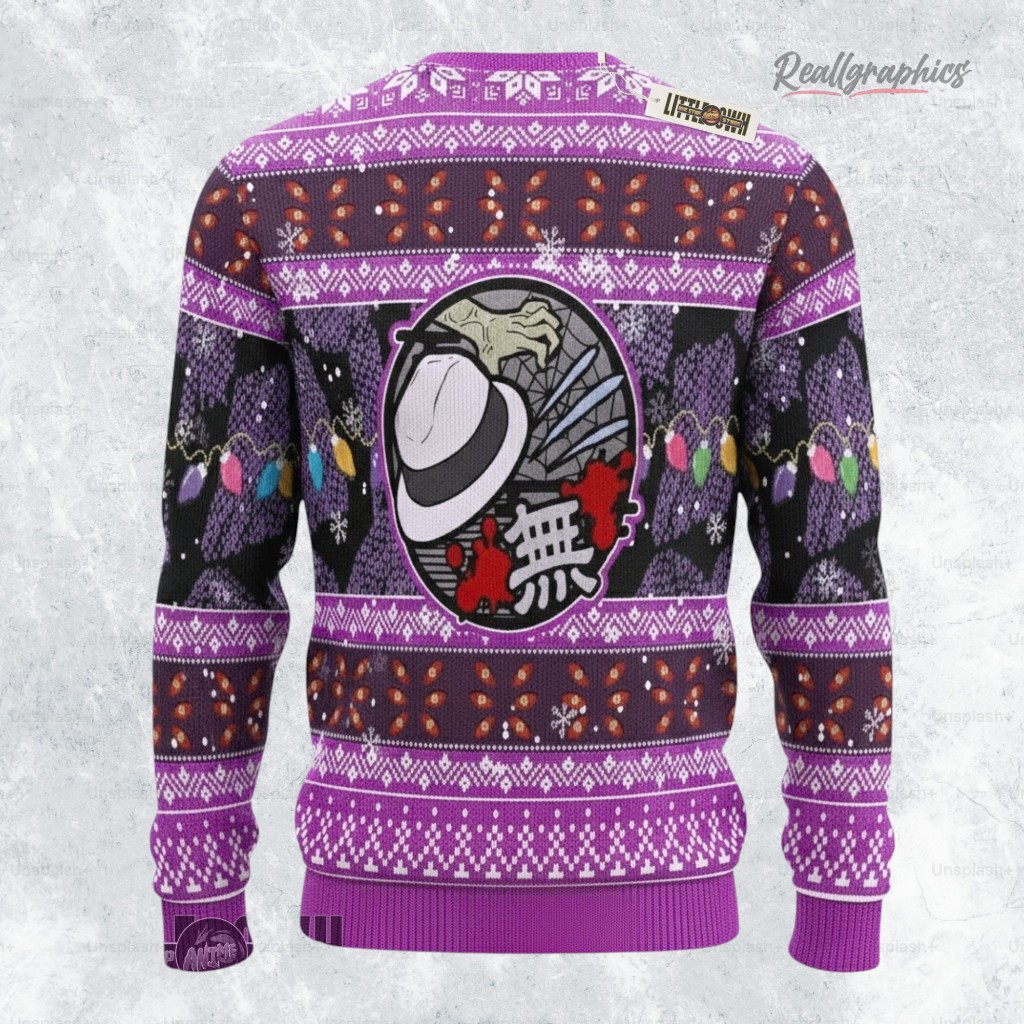 kokushibo kny christmas ugly sweater anime xmas gift ideas 2 nicnww