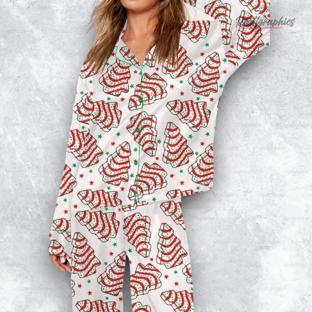 little debbie christmas tree cake pajama set 2 k09zmw