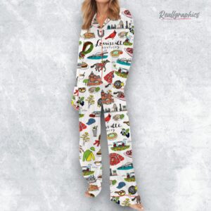 louisille kentucky city satin pajama set 1 eoud5y