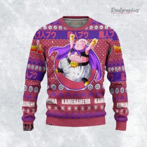 majin buu ugly sweater dragon ball z xmas ugly sweatshirt sweater 1 nugbsx