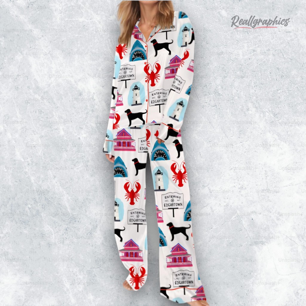 Martha's Vineyard Satin Pajama Set Martha's Vineyard Satin Pajama Set