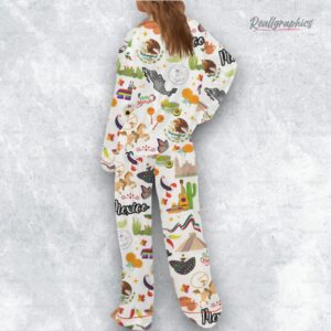 mexico culture satin pajama set 1 ihs1y8
