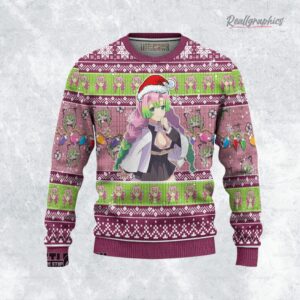mitsuri ugly christmas sweater demon slayer custom anime sweatshirt 1 ahgv8s