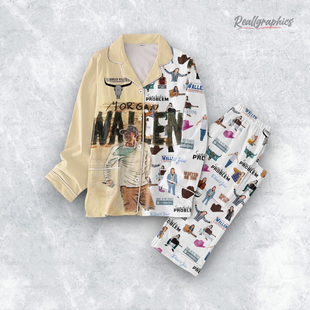 morgan wallen somebodys problem pajama set 2 nsefwl