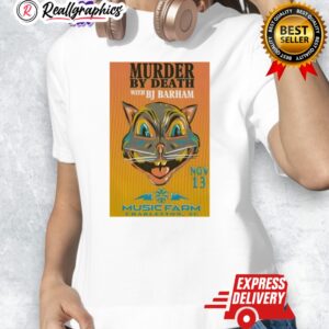 murder by death no 13 2025 music farm charleston sc poster shirt 1 bvlrn7