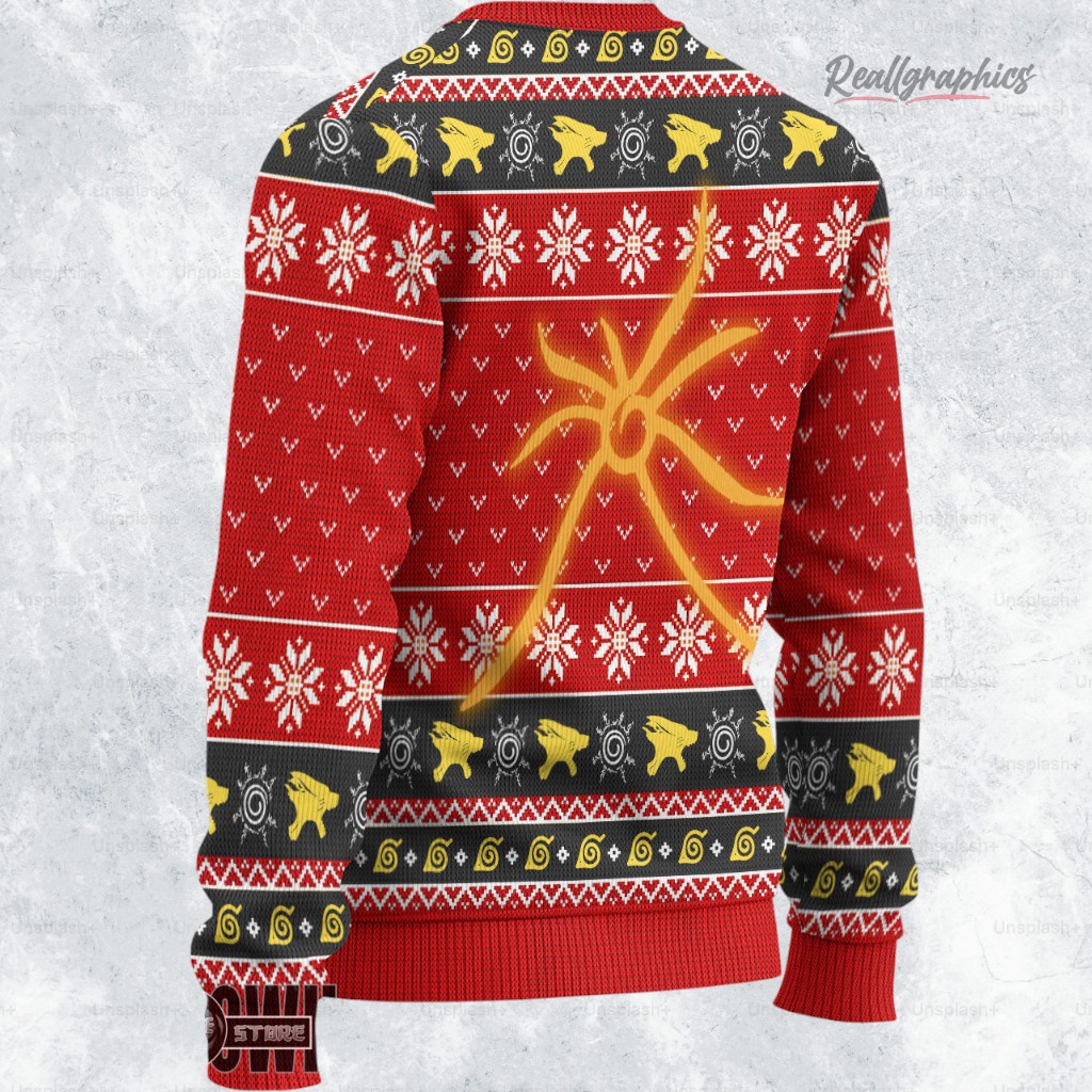 naruto baryon mode ugly christmas sweater 2 f1hatj