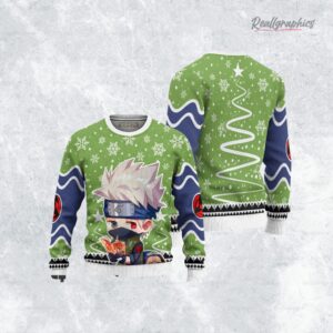 naruto hatake kakashi anime christmas ugly sweater anime xmas gift ideas 3 u7kmdh