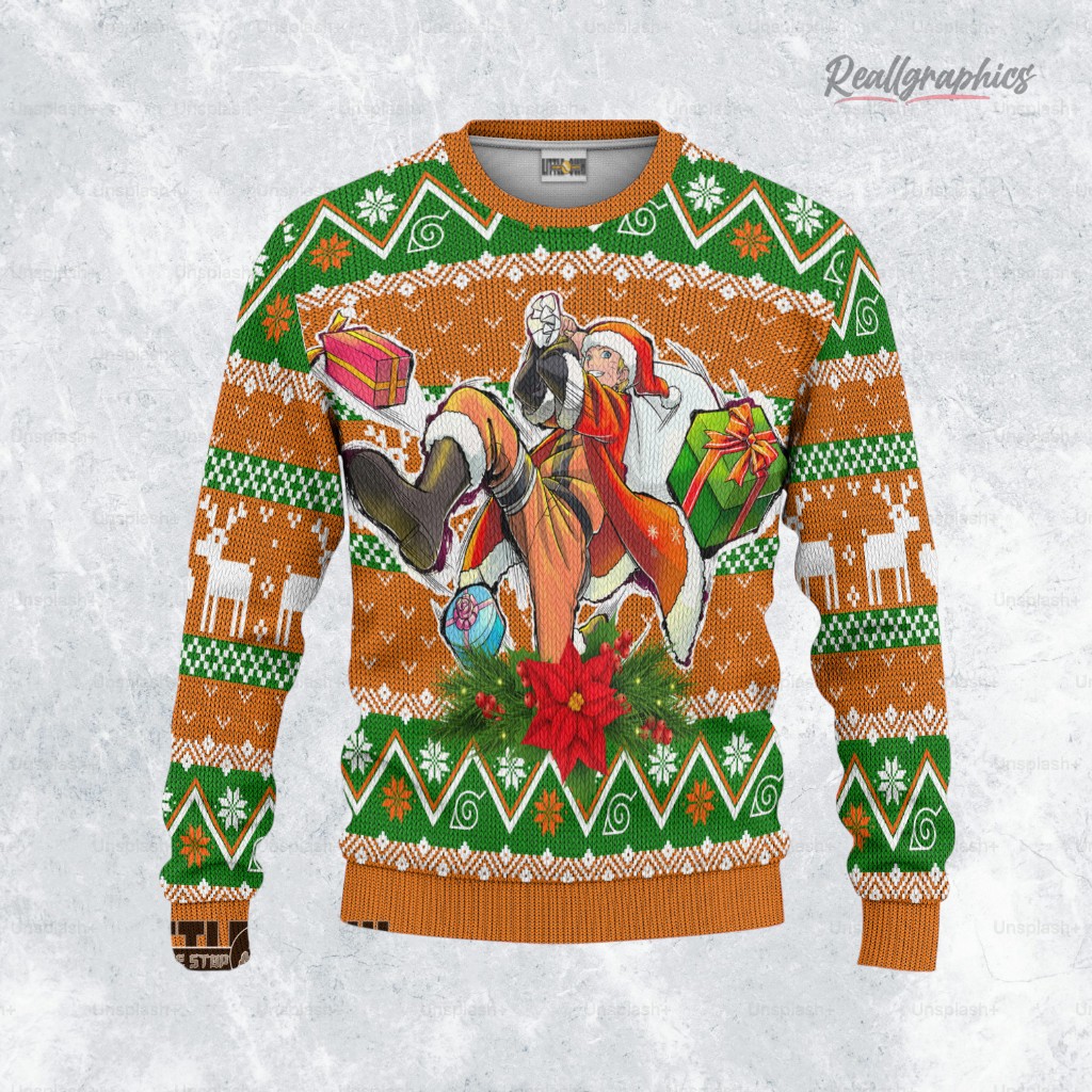 naruto santa claus xmas ugly sweatshirt sweater naruto ugly sweater 2 vdhvxv