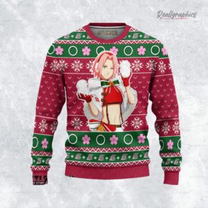 naruto ugly christmas sweater sakura teen sweatshirt 1 ys0sr5