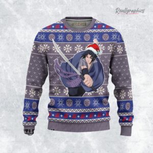 naruto ugly christmas sweater sasuke rinnegan sweatshirt 1 zcqdxf