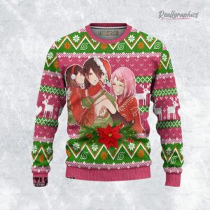 naruto ugly sweater sakura haruno family sweatshirt 1 zk2tu1