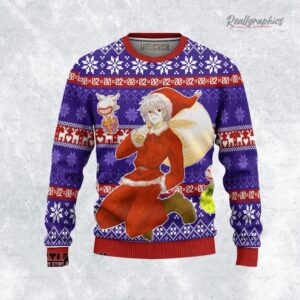 neon genesis eangelion ugly christmas sweater kaworu sweatshirt 1 sgrsk9
