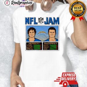 nfl jam chargers herbert and mcconkey los angeles chargers shirt 1 yhknat