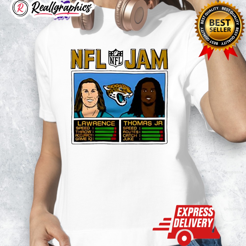 Nfl Jam Jaguars Lawrence And Thomas Jr. Jacksonville Jaguars Shirt Nfl Jam Jaguars Lawrence And Thomas Jr. Jacksonville Jaguars Shirt