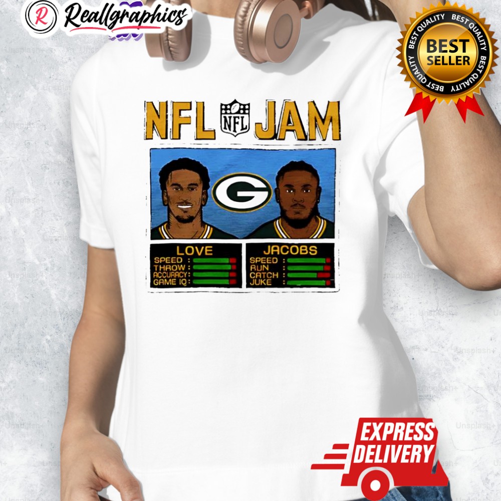 Nfl Jam Packers Love And Jacobs Green Bay Packers Shirt Nfl Jam Packers Love And Jacobs Green Bay Packers Shirt