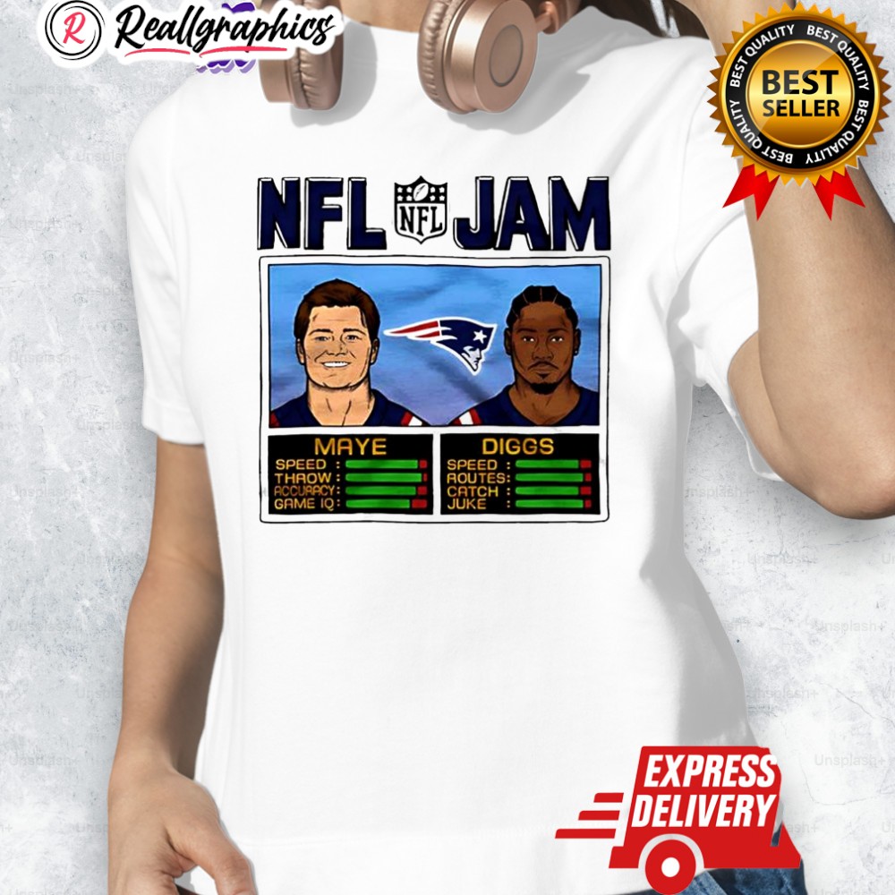 Nfl Jam Patriots Maye And Diggs New England Patriots Shirt Nfl Jam Patriots Maye And Diggs New England Patriots Shirt