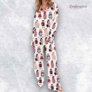 nostalgic american girl doll silky satin pajama set 1 ki06ic