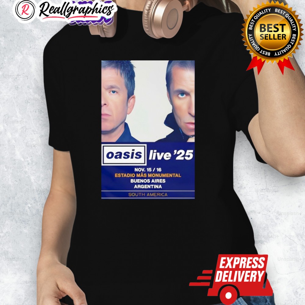Oasis Buenos Aires Argentina Poster Shirt Oasis Buenos Aires Argentina Poster Shirt