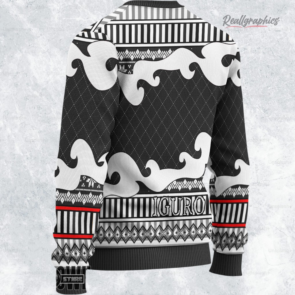 obanai iguro ugly sweater custom demon slayer sweatshirt 2 vdvnlq