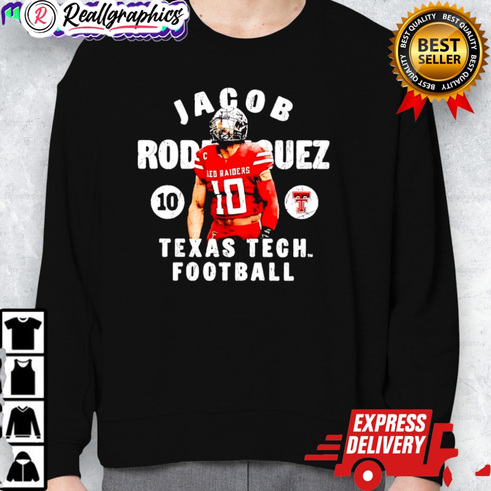 official jacob rodriguez portrait texas tech red raiders shirt 2 wz9dl4