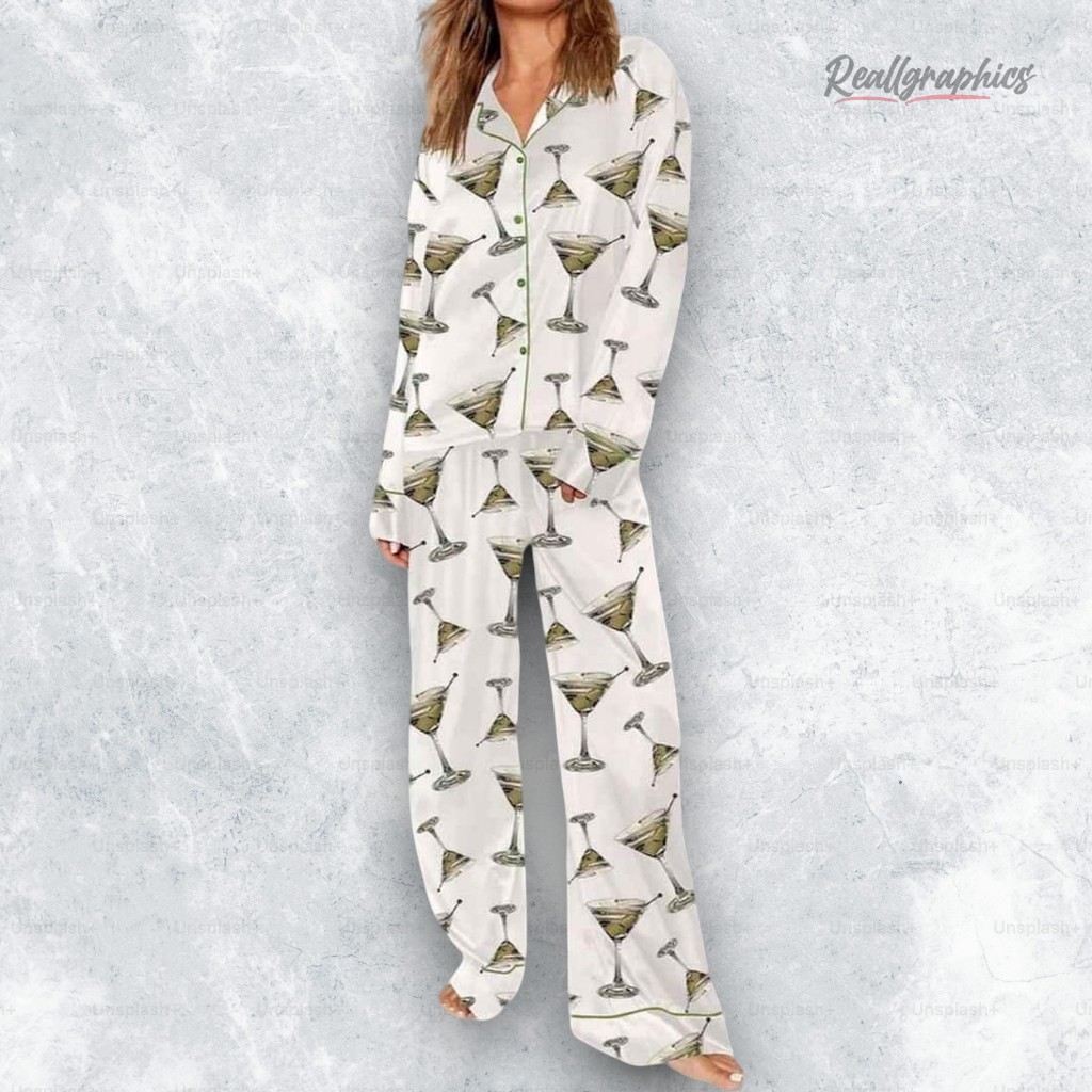 Olive Martini Lovers Pajama Set Olive Martini Lovers Pajama Set
