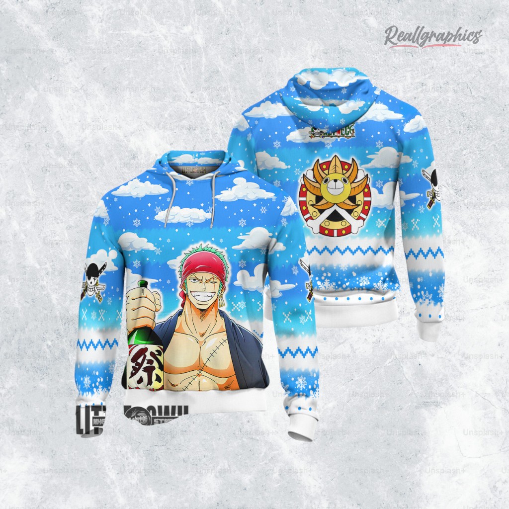 One Piece Roronoa Zoro Anime Christmas Ugly Sweater Anime Xmas Gift Ideas One Piece Roronoa Zoro Anime Christmas Ugly Sweater Anime Xmas Gift Ideas