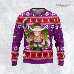 one piece ugly sweater edward newgate xmas ugly sweatshirt sweater 1 tq7obb