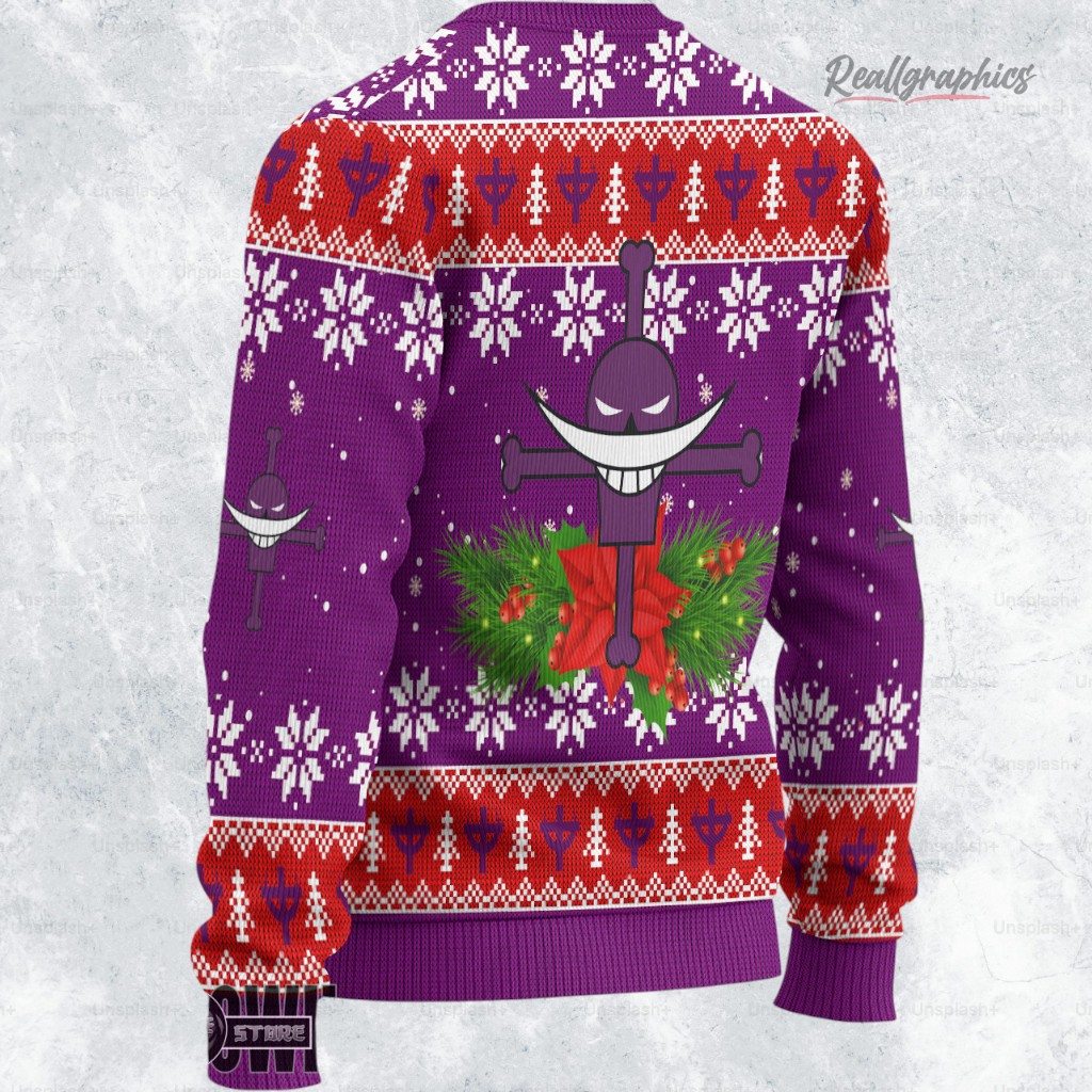 one piece ugly sweater edward newgate xmas ugly sweatshirt sweater 2 jv08h7