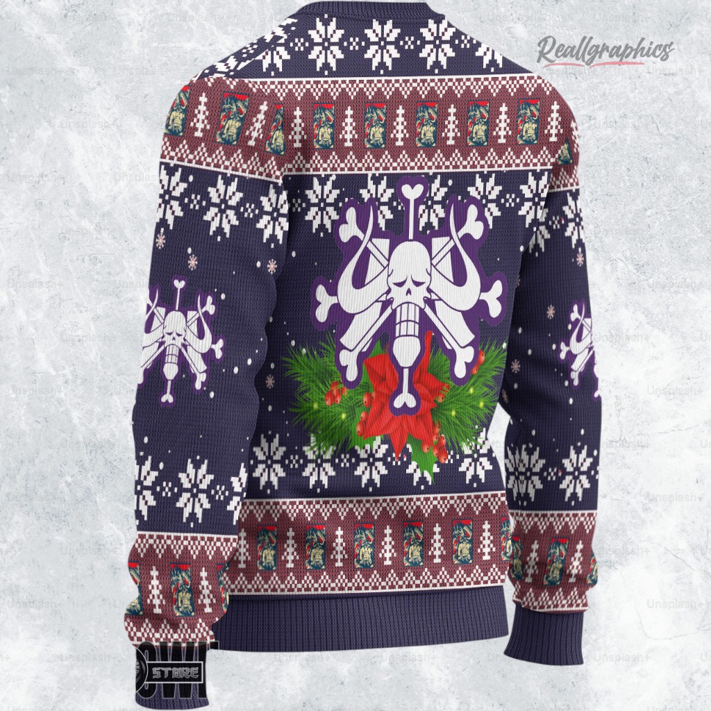 one piece ugly sweater kaido xmas ugly sweatshirt sweater 2 qdshfm