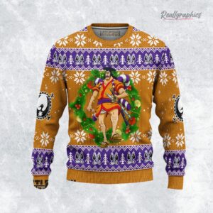 one piece ugly sweater kozuki oden xmas ugly sweatshirt sweater 1 jdjcp1