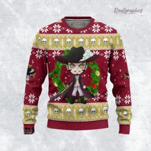 one piece ugly sweater mihawk xmas ugly sweatshirt sweater 1 gea2ty