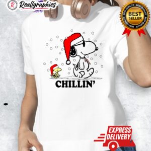 peanuts holiday snoopy snowfall chillin shirt 1 bqbuvj