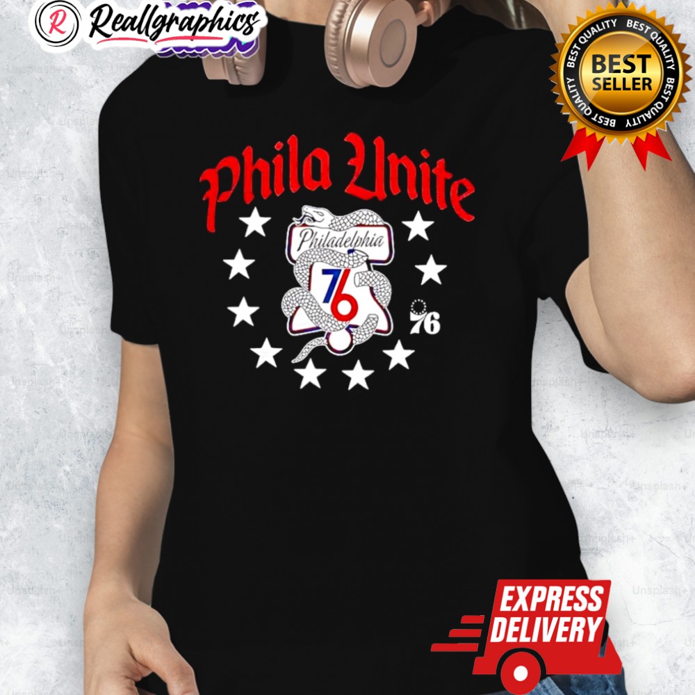 Philadelphia 76ers City Basketball Phila Unite Logo Shirt Philadelphia 76ers City Basketball Phila Unite Logo Shirt