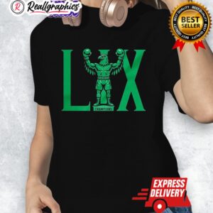 philadelphia eagles football super bowl lix champions eagles statue shirt 1 nrukzv