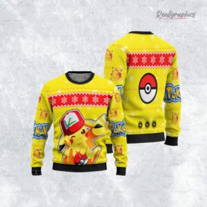 pikachu pokemon anime christmas ugly sweater anime xmas gift ideas 3 d0hpcv