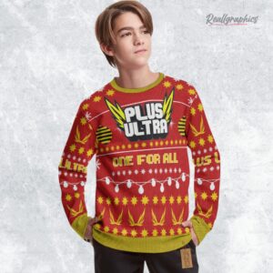plus ultra ugly sweater custom my hero academia sweatshirt 1 tdby0a