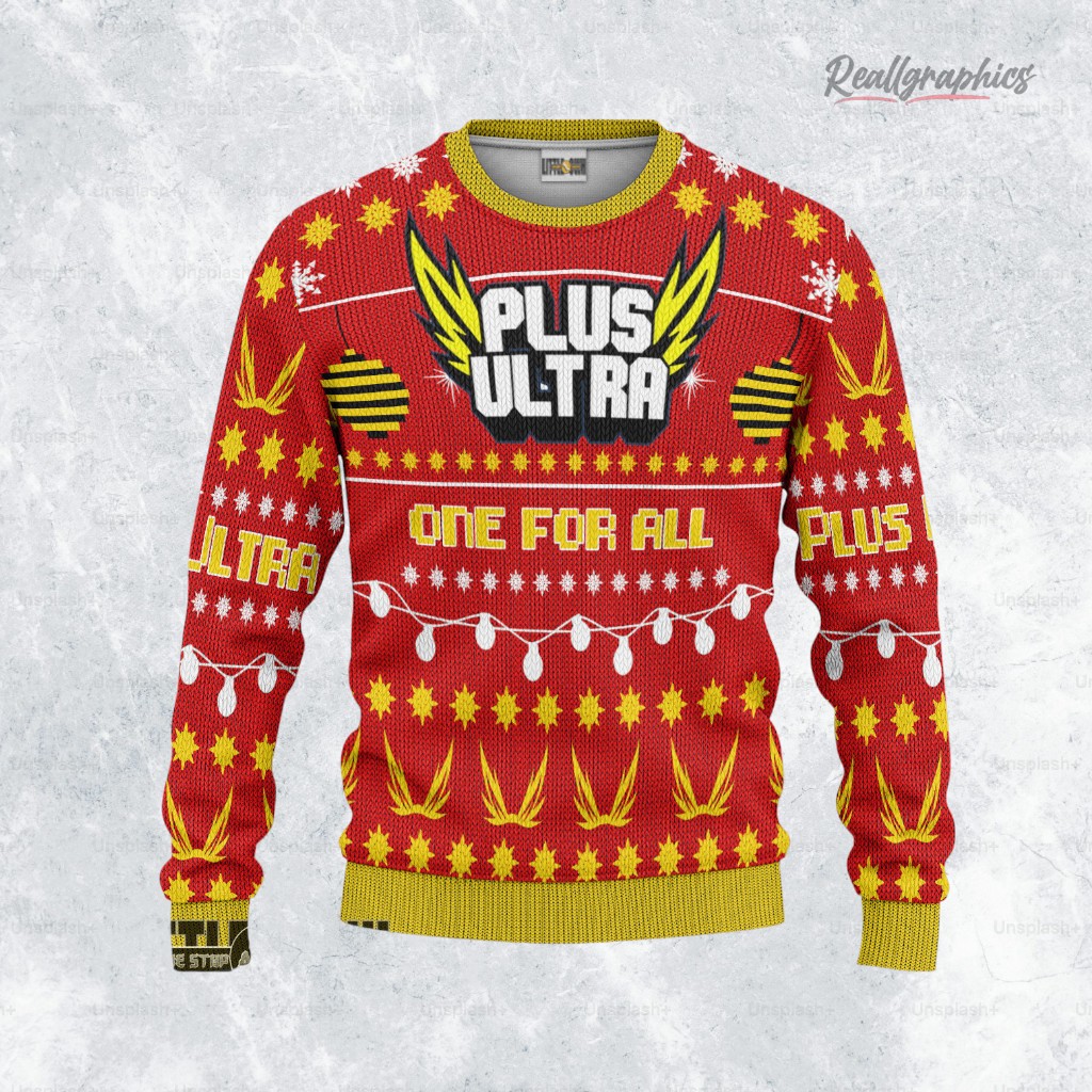 plus ultra ugly sweater custom my hero academia sweatshirt 2 grd4wf