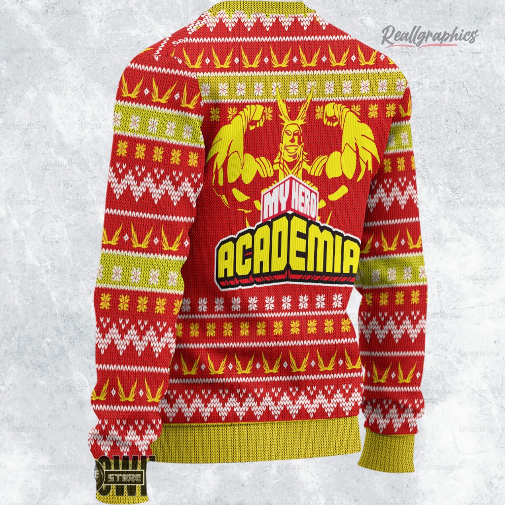 plus ultra ugly sweater custom my hero academia sweatshirt christmas gift 2 w73uxp
