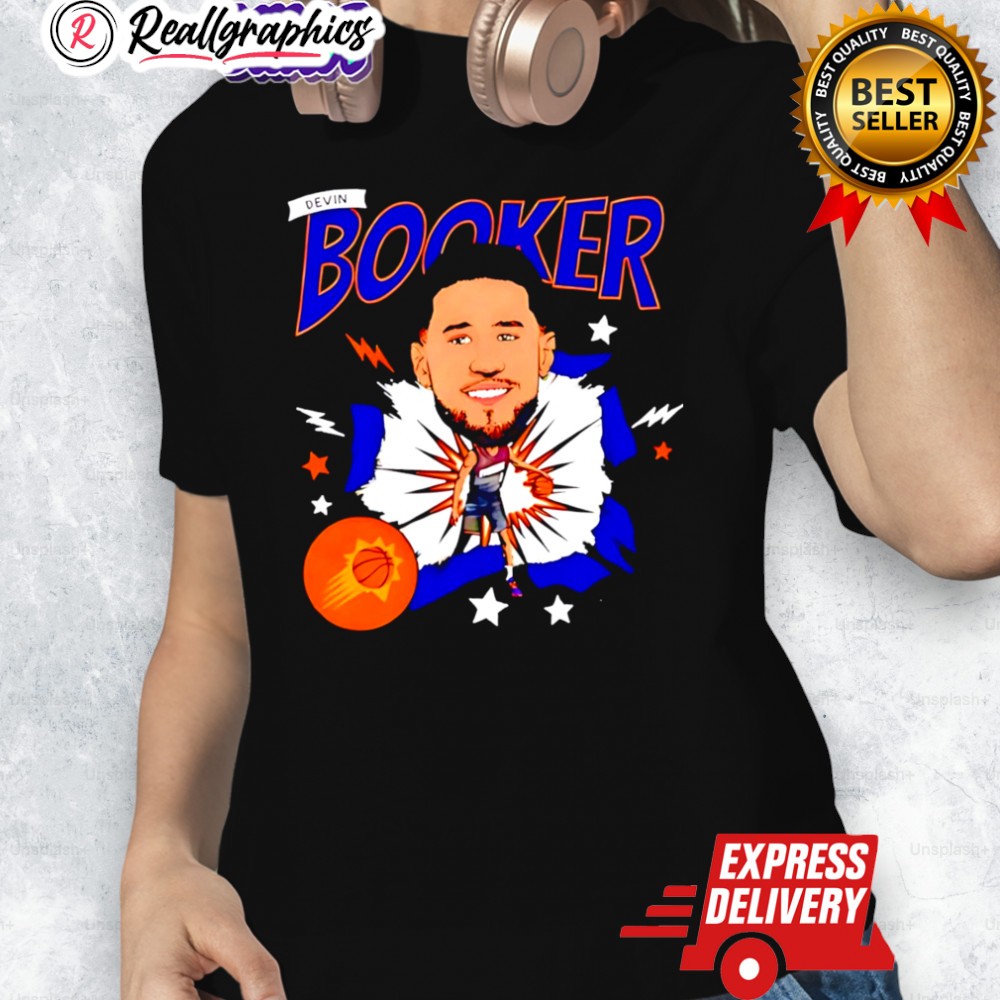 Premium Devin Booker Phoenix Suns Caricature Shirt Premium Devin Booker Phoenix Suns Caricature Shirt