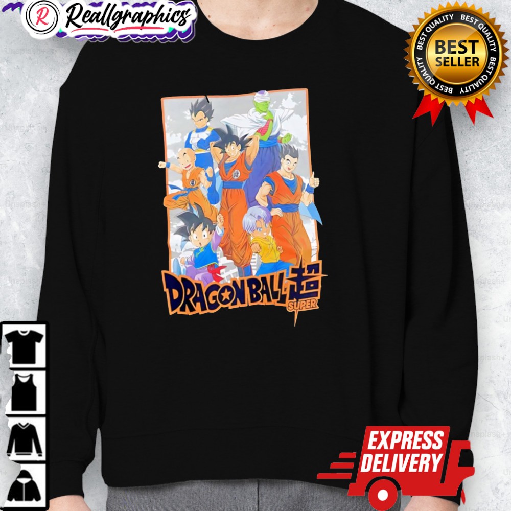 premium dragon ball z super comic art shirt 2 rwvwls