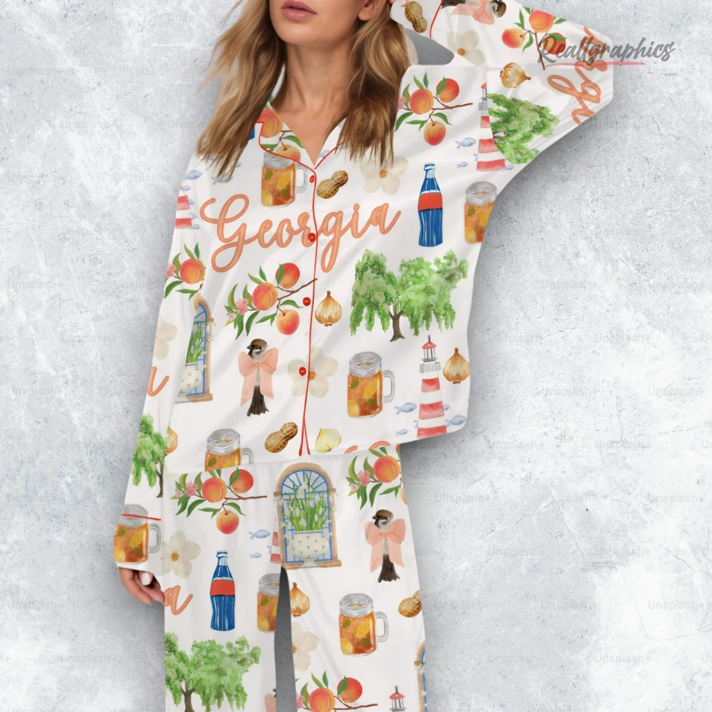 preppy-georgia-peach-satin-pajama-set-3_zs8aao preppy georgia peach satin pajama set 3 zs8aao