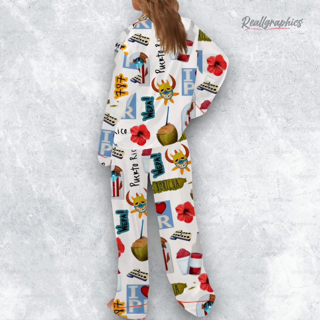 puerto rico trael satin pajama set 2 u6vuyr