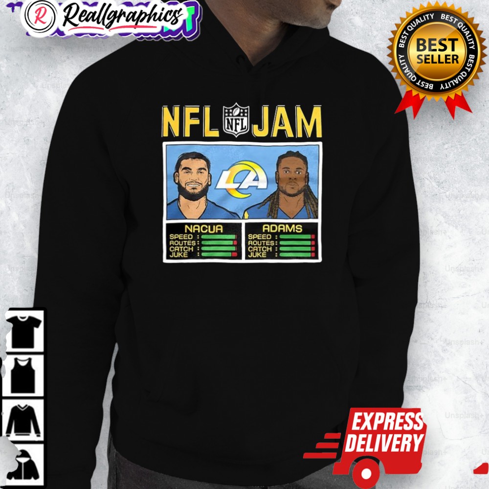 puka-nacua-and-ashton-jeanty-los-angeles-rams-nfl-jam-classic-video-game-shirt-3_uv7afb puka nacua and ashton jeanty los angeles rams nfl jam classic video game shirt 3 uv7afb