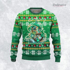 rayquaza ugly christmas sweater pokemon xmas ugly sweatshirt sweater 1 liuozr