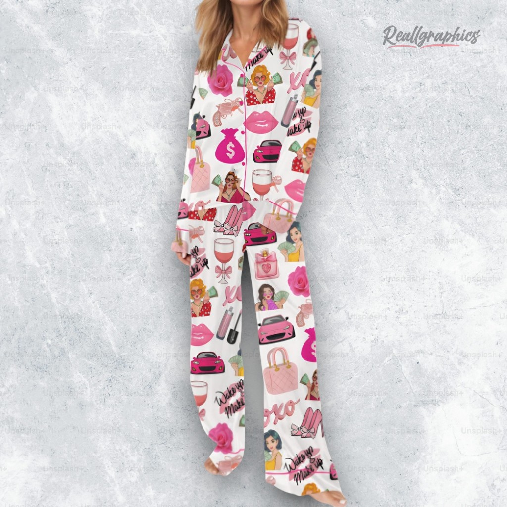 Rich Girl Satin Pajama Set Rich Girl Satin Pajama Set