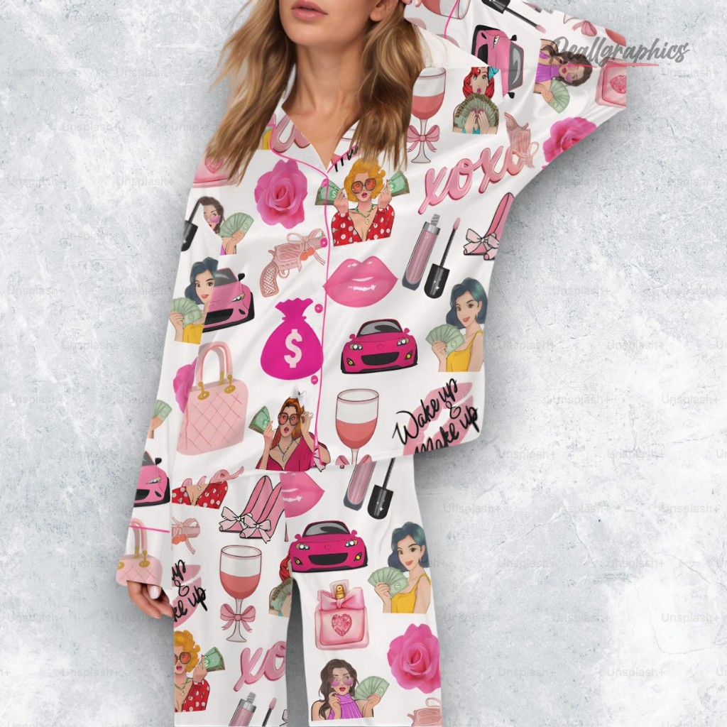 rich girl satin pajama set 2 jzxrdm